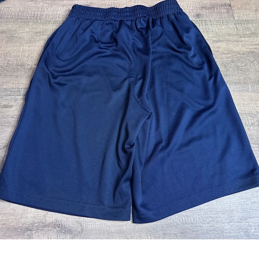 Nike 3Brand Russell Wilson Boys Navy Blue Athletic Shorts Size L 12-13Y